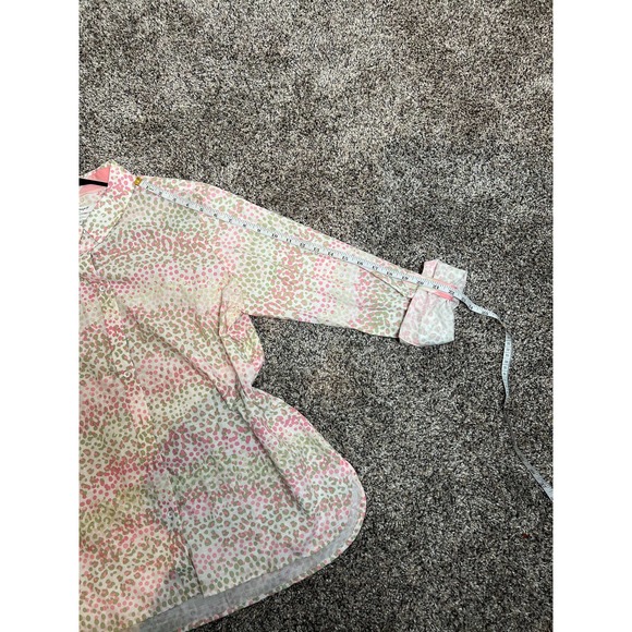 Foxcroft Women's Long Sleeve Wave Blouse Wrinkle Free Size 16 - Picture 7 of 8